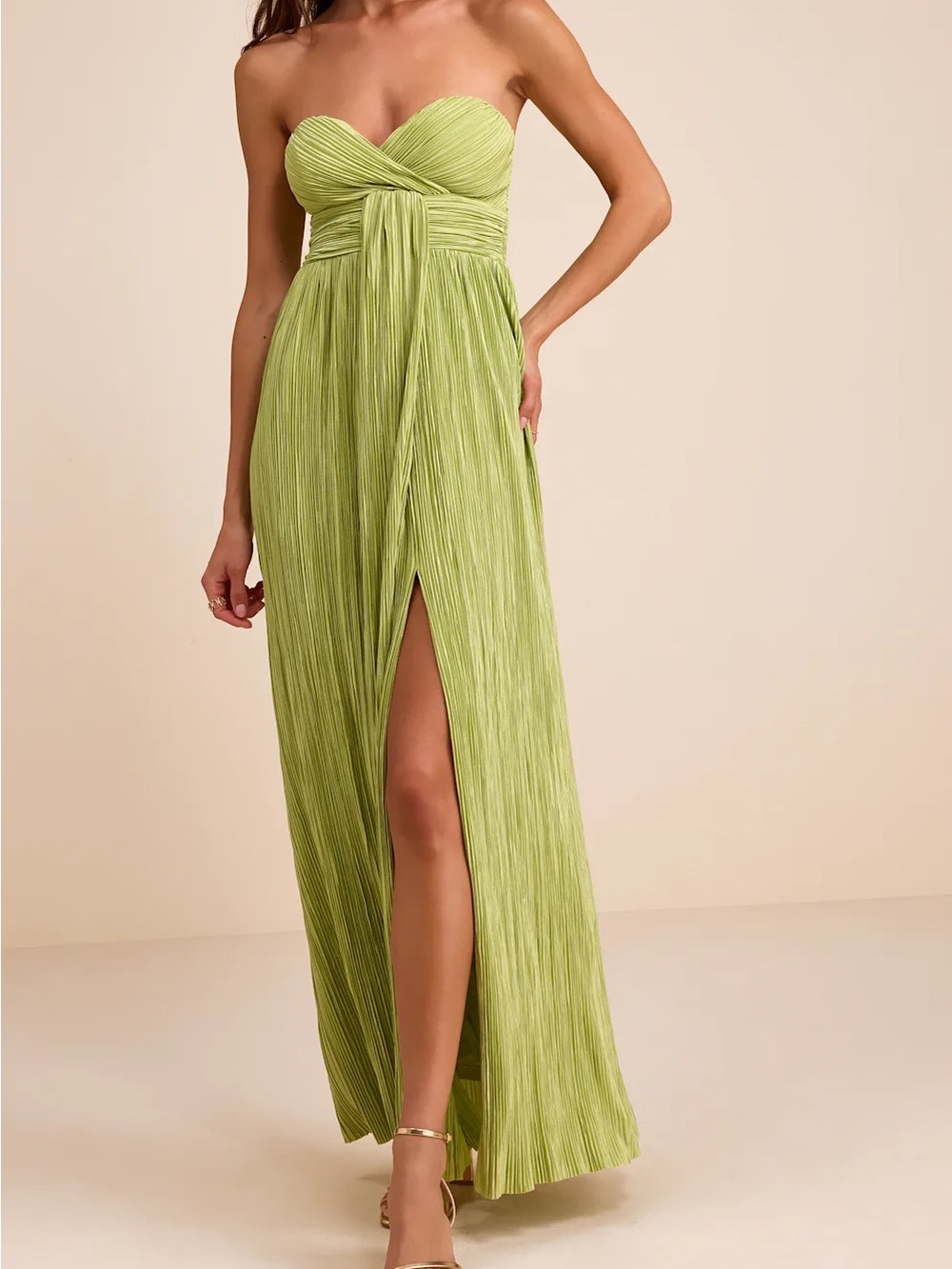Lulus Green Maxi Dress
